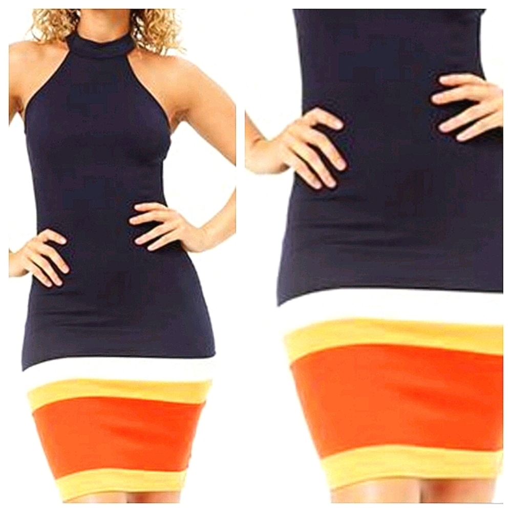 3 for $35 JANUARY7 Dress bodycone high neck slee…